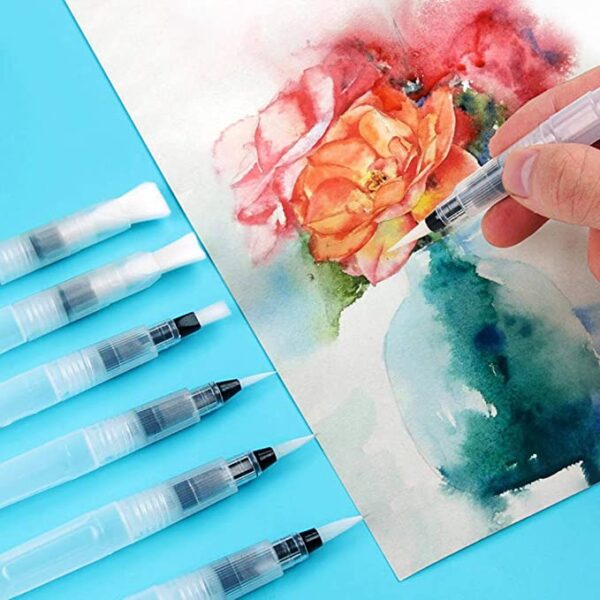 Staright Conjunto de pincéis para pintura em aquarela - Image 7